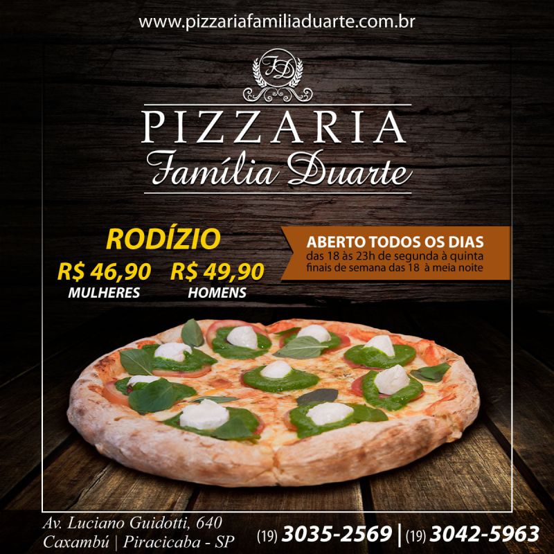 Pizzaria Forlen em Piracicaba agora abre todos os dias da semana