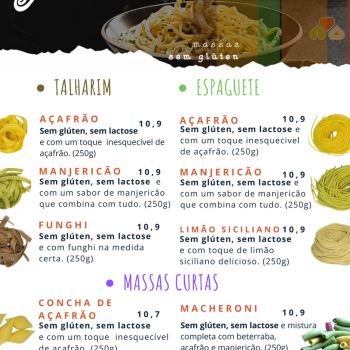 Foto Alternativa - Massas Sem Glúten