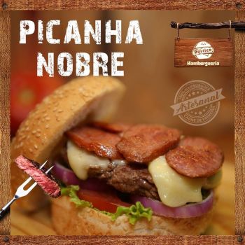 Foto Rústico Hamburgueria